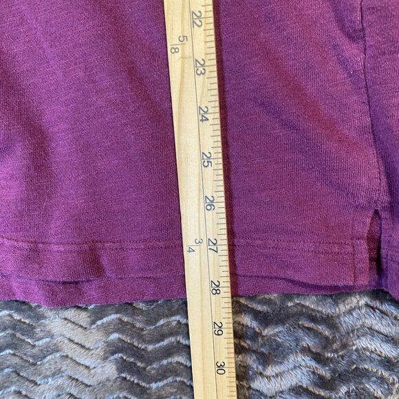 Victorias Secret Pink Love Pink Long Sleeve Crewneck purple shirt, Womens sz S/P - Picture 6 of 7